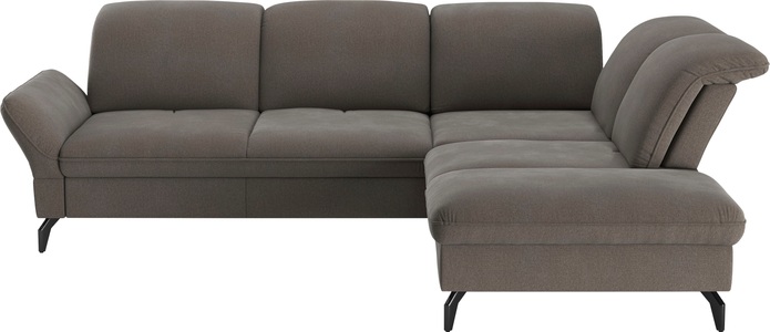 SIT&MORE, sit&more Ecksofa, Wahlweise mit Bett-, Kopfteil - und Armlehnfunktion, sowie Stauraum, sit&more Ecksofa »Leandro L-Form« Wahlweise mit Bett-, Kopfteil - und Armlehnfunktion, sowie Stauraum