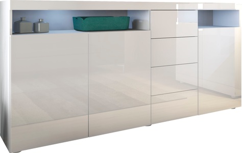 borchardt Möbel, borchardt Möbel Highboard »Kapstadt«, Breite 200 cm, borchardt Möbel Highboard »Kapstadt«, Breite 200 cm