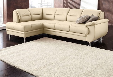 SIT&MORE, sit&more Ecksofa, sit&more Ecksofa »Mailand L-Form«, wahlweise mit Bettfunktion