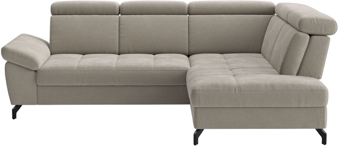 Sit & More, sit&more Ecksofa "Vanity" Inkl.Sitz-,Kopf-und Armteilverstellung