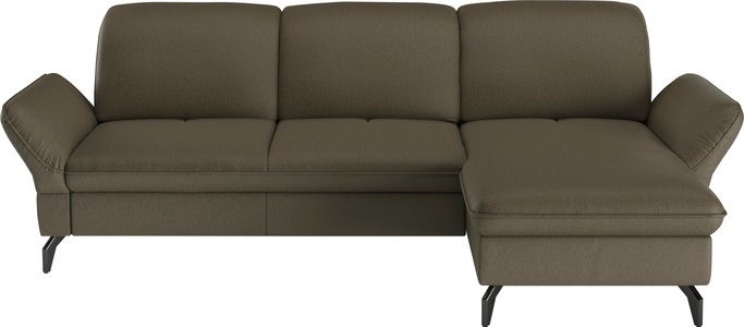 SIT&MORE, sit&more Ecksofa, Wahlweise mit Bett-, Kopfteil - und Armlehnfunktion, sowie Bettkasten, sit&more Ecksofa »Leandro L-Form«, Wahlweise mit Bett-, Kopfteil - und Armlehnfunktion, sowie Bettkasten