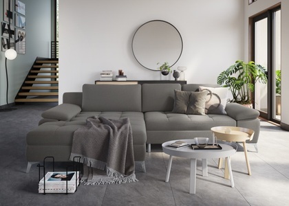 sit&more Ecksofa, mit Mega-Recamiere, wahlweise mit Bettfunktion und Bettkasten