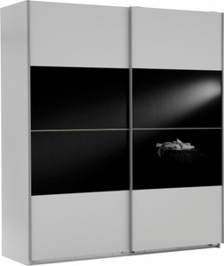 Wimex, Wimex Schwebetürenschrank »Easy«, mit Teilglas, Wimex Schwebetürenschrank »Easy«, mit Teilglas