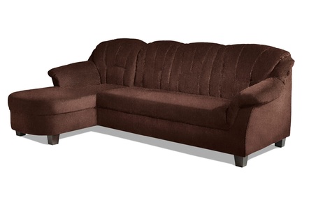 HOME AFFAIRE, Home affaire Ecksofa »Budapest«, wahlweise mit Bettfunktion, mit Recamiere oder Ottomane, 