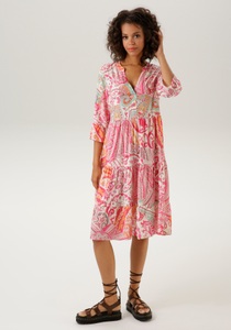 Aniston CASUAL Blusenkleid, mit grossflächigem Paisley-Druck - NEUE KOLLEKTION