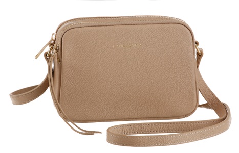 Lancaster, LANCASTER Umhängetasche »Crossbody bag Dune«, mit goldfarbenen Details, Lancaster 529-20 DUNE-0 Einmalige Grösse