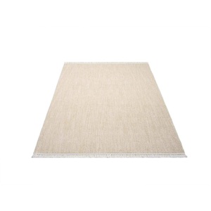 Carpet City Teppich »CLASICO 0052«, rechteckig, Kurzflor, Fransen, Meliert, Boho-Stil, Wohnzimmer