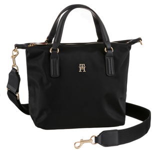 Tommy Hilfiger, Tommy Hilfiger Henkeltasche »POPPY NEW SMALL TOTE«, mit Markenemblem vorne, Tommy Hilfiger Henkeltasche »POPPY NEW SMALL TOTE«, Damen Umhängetasche, Shopper, mit Markenemblem vorne