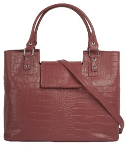 CLUTY, Cluty Henkeltasche, (1 tlg.), echt Leder, Made in Italy, Cluty Henkeltasche, echt Leder, Made in Italy