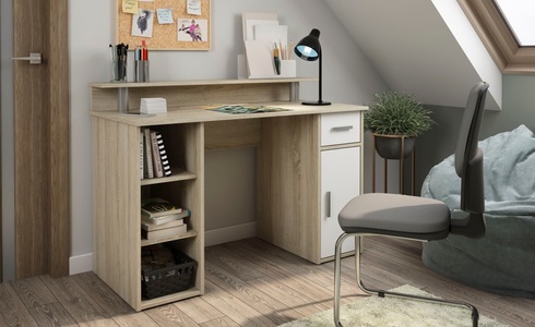 HOMEXPERTS, Homexperts Schreibtisch »Don«, Homexperts Schreibtisch »Don«, mit viel Ablagefläche