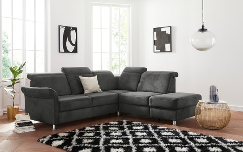sit&more Ecksofa, inklusive Federkern, wahlweise mit Kopfteilverstellung, Bettfunktion und Stauraum