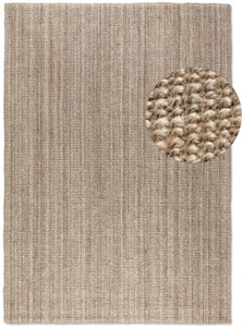 HANSE Home Teppich »Jaipur«, rechteckig, Jute, Natur, Wohnzimmer, Esszimmer, Schlafzimmer, Flur, Modern, Boho