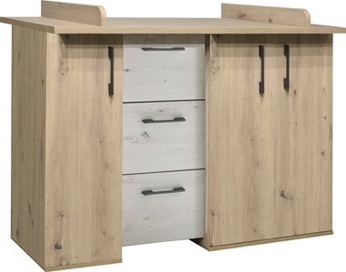 MÄUSBACHER, Mäusbacher Wickelkommode »Micha«, bis 50 kg, umbaufähig zur Kommode, 127 cm, Mäusbacher Wickelkommode »Micha«, bis 50 kg, umbaufähig zur Kommode, 127 cm