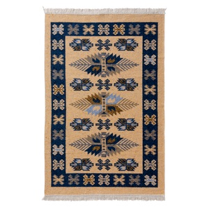 Sehrazat, Sehrazat Teppich »Tulum 9910«, rechteckig, 5 mm Höhe, Wendeteppich, waschbar, Wohnzimmer, Sehrazat Teppich »Tulum 9910«, rechteckig, 5 mm Höhe, Wendeteppich, waschbar, Wohnzimmer