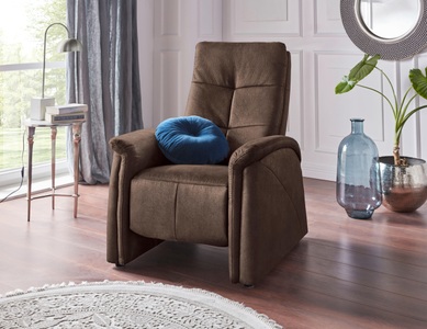 exxpo - sofa fashion Sessel, mit Relaxfunktion und 2 Armlehnen