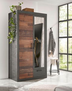 HOME AFFAIRE, Home affaire Kleiderschrank »BROOKLYN«, in dekorativer Rahmenoptik, 