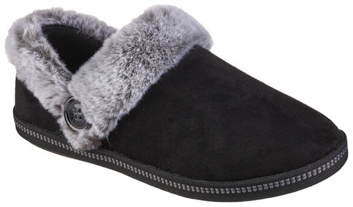 Skechers, Skechers Hausschuh schwarz, Skechers Hausschuh für Damen mit Warmfutter schwarz