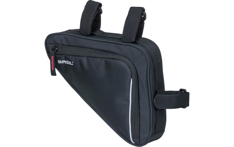 Basil, Basil Sport Design Triangel Rahmentasche 1,7l black 2020 Rahmentaschen, BASIL Rahmentasche Sport Design Triangel M Schwarz