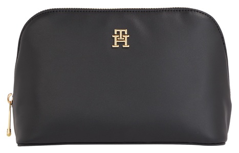 Tommy Hilfiger, Tommy Hilfiger Kosmetiktasche »TH SOFT WASHBAG«, Tommy Hilfiger Kosmetiktasche »TH SOFT WASHBAG«, Makeup-Tasche Beauty-Bag Beautycase Recycelte Materialien