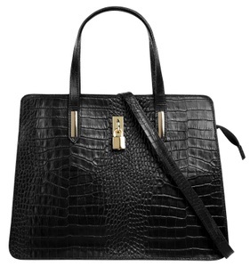 CLUTY, Cluty Henkeltasche, (1 tlg.), echt Leder, Made in Italy, Cluty Henkeltasche, echt Leder, Made in Italy