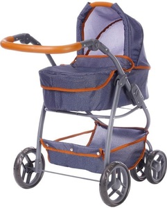 Knorrtoys, knorr® toys Puppenbuggy Coco - dark blue - blau, Knorrtoys® Kombi-Puppenwagen »Coco - Dark Blue«