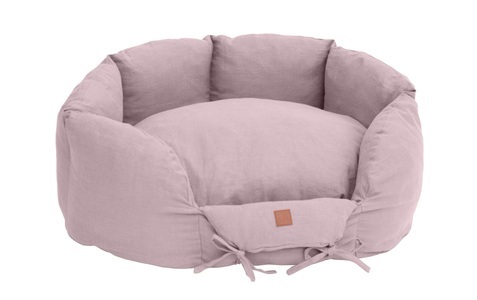 PET & Co., PET & Co. - Hundebett RONNY - pink - Textil - 90/70/28 cm - L, Pet & Co. Tierbett »Ronny Leine Dusky Pink«