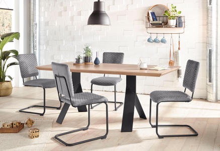 HOMEXPERTS, Homexperts Essgruppe »Bridge & Josie«, (Set, 5 tlg.), Homexperts Essgruppe »Bridge & Josie«, (Set, 5 tlg.)