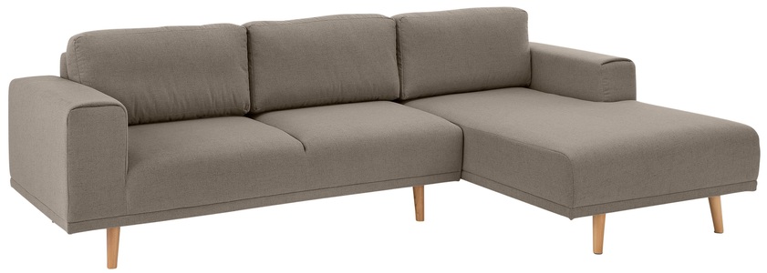 HOME AFFAIRE, Home affaire Ecksofa »Lasse«, im scandinavischen Stil mit Holzfüssen, Home affaire Ecksofa »Lasse L-Form« im scandinavischen Stil mit Holzfüssen