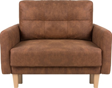 HOME AFFAIRE, Home affaire Sessel »Triplo«, mit Steppung im Rückenkissen, Home affaire Sessel »TRIPLO Relaxsessel mit Wellenunterfederung, Masse B/T/H: 95/100/89 cm«, Polstersessel mit Steppung im Rückenkissen, hohe Qualität