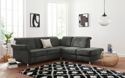 sit&more Ecksofa, inklusive Federkern, wahlweise mit Kopfteilverstellung, Bettfunktion und Stauraum