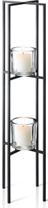 Blomus, Blomus Nero Kerzenleuchter doppelt, 