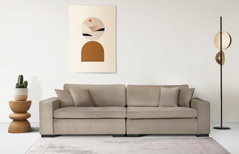 Guido Maria Kretschmer Home&Living, Guido Maria Kretschmer Home&Living 2-Sitzer »Skara XXL«, Lounge-Sofa XXL mit Federkern-Polsterung, in vielen Bezugsvarianten, auch recycelt, Guido Maria Kretschmer Home&Living 2-Sitzer »Skara XXL«, Lounge-Sofa XXL mit Federkern-Polsterung, in vielen Bezugsvarianten