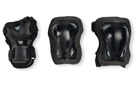 Rollerblade, ROLLERBLADE SKATE GEAR JUNIOR 3 PACK Protektorenset Kinder, Rollerblade Kinder-Schonerset Schonerset schwarz