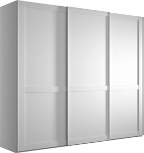 Wiemann, WIEMANN Schwebetürenschrank »Göteborg«, Querriegel und Griffleisten im Korpusfarbton, WIEMANN Schwebetürenschrank »Göteborg«, Querriegel und Griffleisten im Korpusfarbton