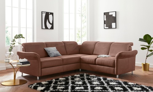 sit&more Ecksofa, inklusive Federkern, wahlweise mit Kopfteilverstellung, Bettfunktion und Schubladenstauraum