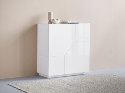 INOSIGN, INOSIGN Highboard »alien«, Höhe ca. 100 cm, INOSIGN Highboard »ALIEN Hochkommode, Buffetschrank, Sideboard hoch, Kommodenschrank«, Breite/Höhe ca. 100/106 cm, 