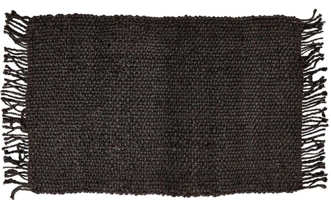 undefined, Liv Interior - Teppich Rope 70 cm x 140 cm, Schwarz, 