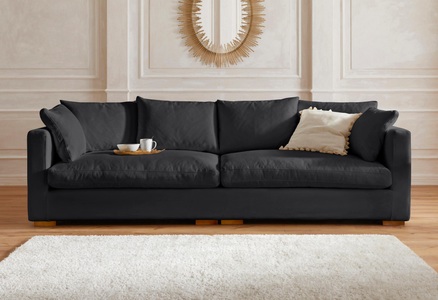 Guido Maria Kretschmer Home&Living, Guido Maria Kretschmer Home&Living Big-Sofa »Pantin«, extra weich und kuschelig, Füllung mit Federn und Daunen, Guido Maria Kretschmer Home&Living Big-Sofa »Pantin«, extra weich und kuschelig, Füllung mit Federn und Daunen