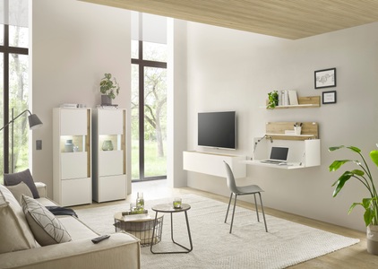 INOSIGN Büromöbel-Set »CiTY/GiRON«, (Set, 5 St.), Home Office, mit Wandsekretär