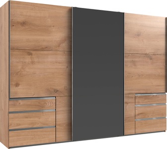 fresh to go, Fresh To Go Schwebetürenschrank »Level«, mit Glastür, Wimex Schwebetürenschrank »Level by fresh to go«, mit Glastür