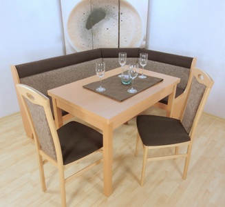 HOME AFFAIRE, Home affaire Eckbankgruppe »Madrid«, (Set, 4 tlg.), Schenkel wechselbar, Home affaire Eckbankgruppe »Madrid«, (Set, 4 tlg.), Schenkel wechselbar