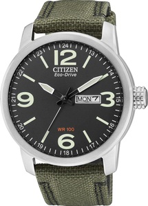 Citizen, Citizen Solaruhr »BM8470-11EE«, Citizen - Analoguhr, EcoDrive, 42mm, Grün