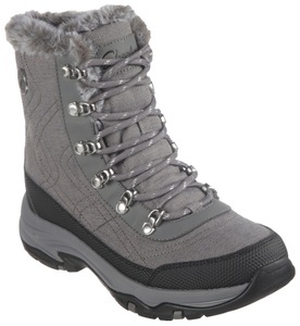 Skechers, Skechers Winterboots »TREGO - COLD BLUES«, mit Waterproof-Ausstattung, Skechers Schnürstiefel aus Leder