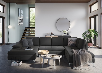 sit&more Wohnlandschaft, mit Recamiere, wahlweise mit Bettfunktion und Bettkasten