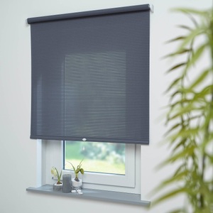 LIEDECO, Liedeco Springrollo »Streifen«, Lichtschutz, Perlreflex-beschichtet, ohne Bohren, freihängend, Dekorrollo Hergestellt in Deutschland, Liedeco Springrollo »Streifen«, Lichtschutz, Perlreflex-beschichtet, ohne Bohren, freihängend, Dekorrollo Hergestellt in Deutschland