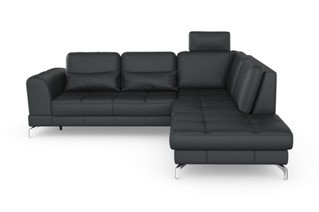 sit&more Ecksofa »Bendigo V«, inklusive Sitztiefenverstellung, Bodenfreiheit 12 cm, wahlweise in 2 unterschiedlichen Fussfarben