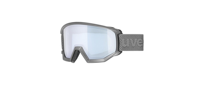 Uvex, Uvex Skibrille ?thletic FM - Rhino Mat, DL/Mirror Silver-Blue, Athletic FM Skibrille