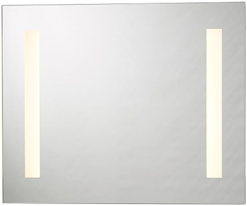 Loevschall, Loevschall Badspiegel »Römö«, Loevschall Badspiegel »Römö Quadratisch, Spiegel mit LED Beleuchtung, Lichtspiegel«, Verstellbarer Badezimmerspiegel mit Beleuchtung, Dänisches Design