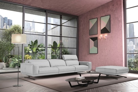 Egoitaliano, Egoitaliano 3-Sitzer »Gloria«, Beidseitig verstellbare Rückenelemente, mit Metallfüssen, Egoitaliano 3-Sitzer »Gloria, super bequem, hochwertige Verarbeitung, edles Design, Megasofa« beidseitig verstellbare Rückenelemente, mit Designmetallfüssen