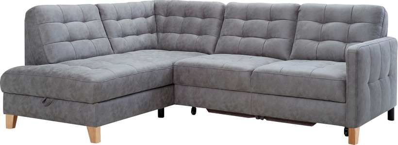 exxpo - sofa fashion, exxpo - sofa fashion Ecksofa »Elio«, wahlweise mit Bettfunktion und Bettkasten, in vielen Bezugsqualitäten, exxpo - sofa fashion Ecksofa »Elio, kompakt & bequem, zeitloses Design, Breite 228cm, L-Form« wahlweise mit Bettfunktion und Bettkasten
